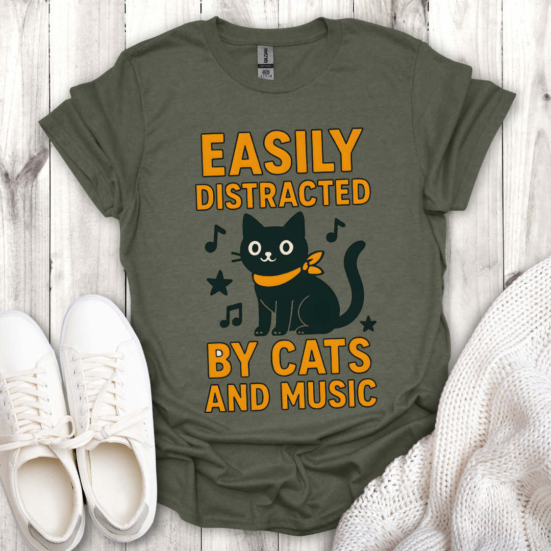 Cats And Music Lovers T-Shirt
