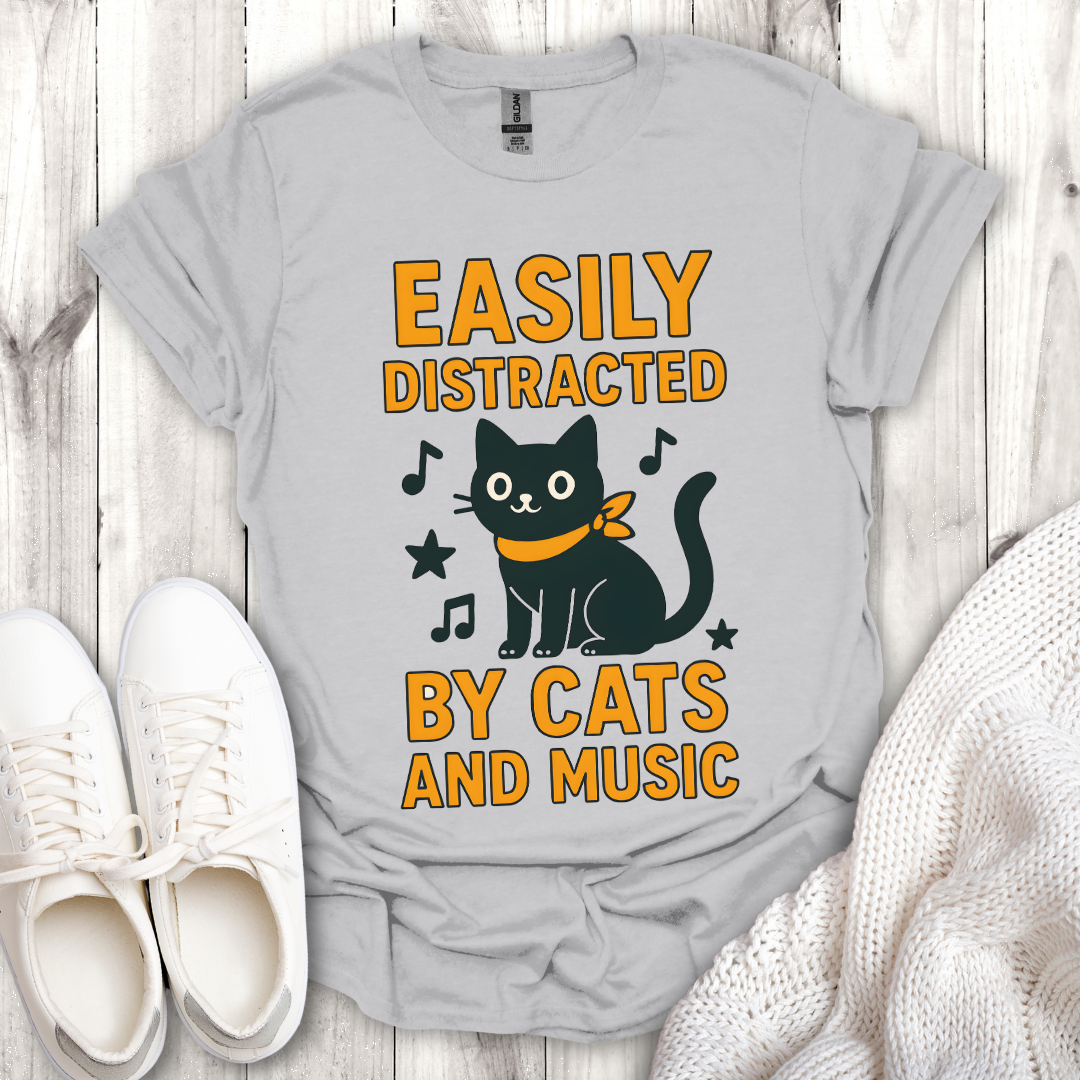 Cats And Music Lovers T-Shirt