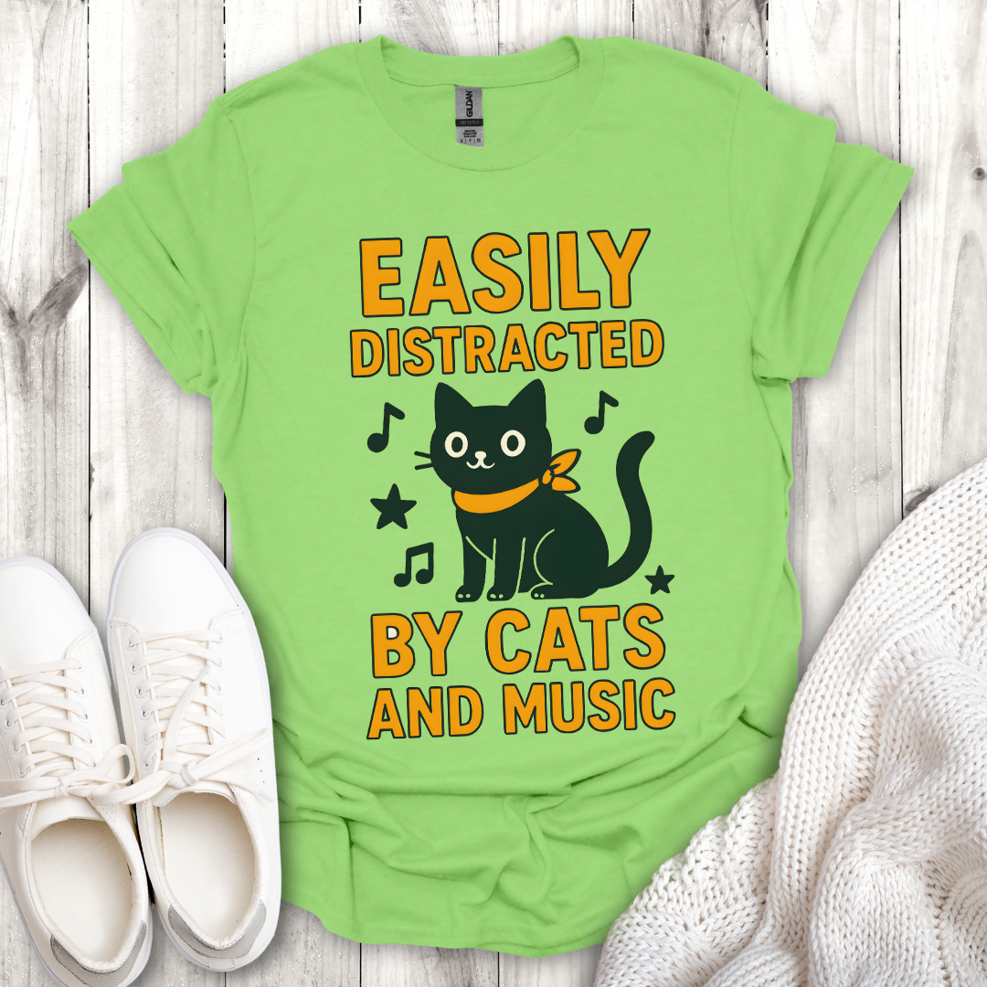 Cats And Music Lovers T-Shirt