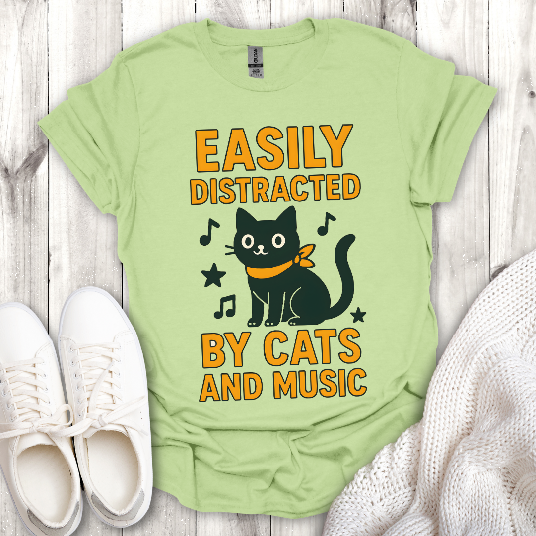 Cats And Music Lovers T-Shirt