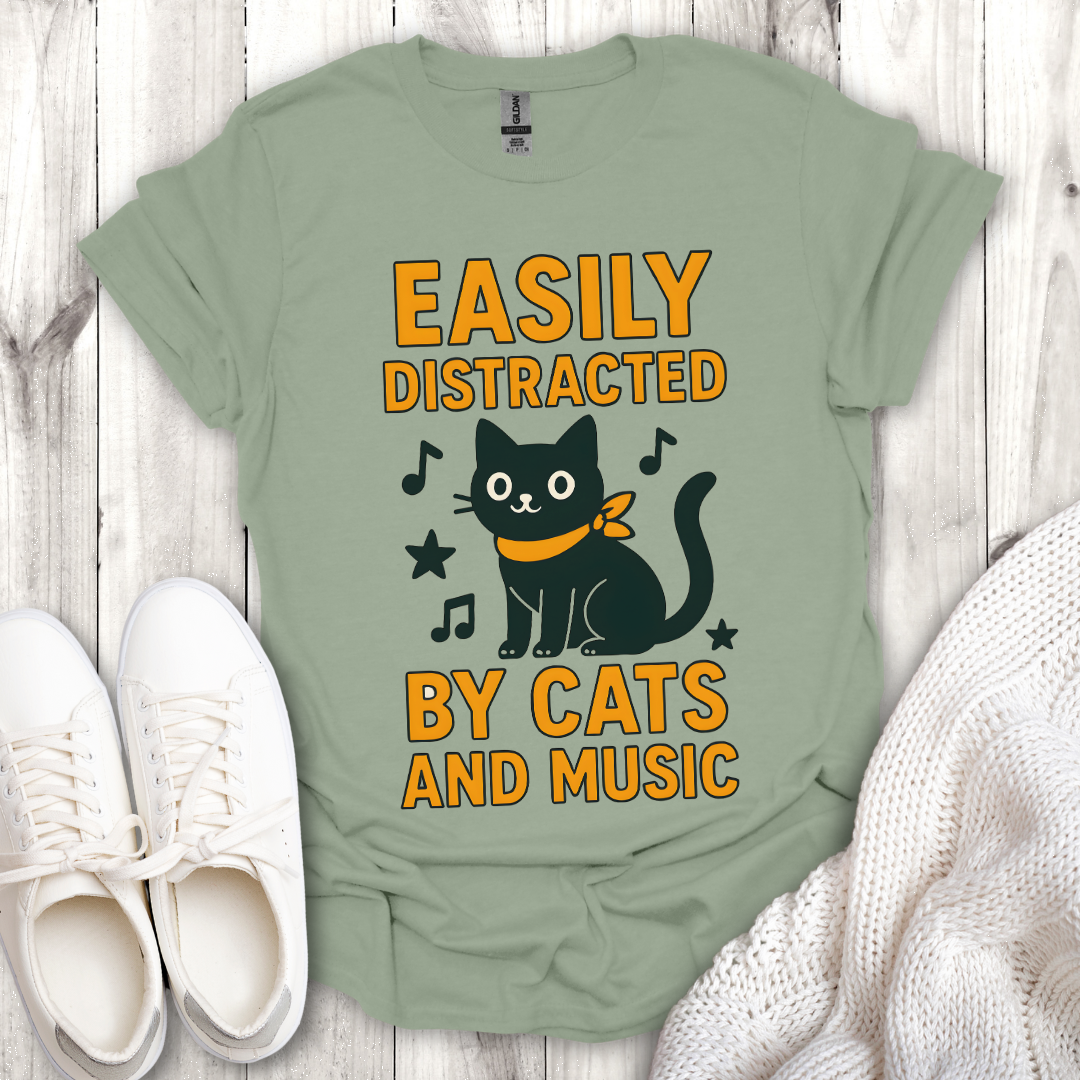 Cats And Music Lovers T-Shirt
