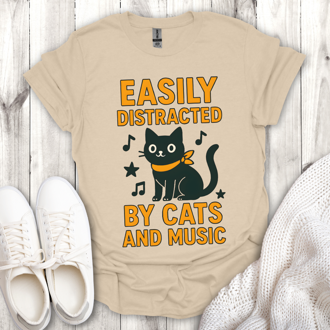 Cats And Music Lovers T-Shirt