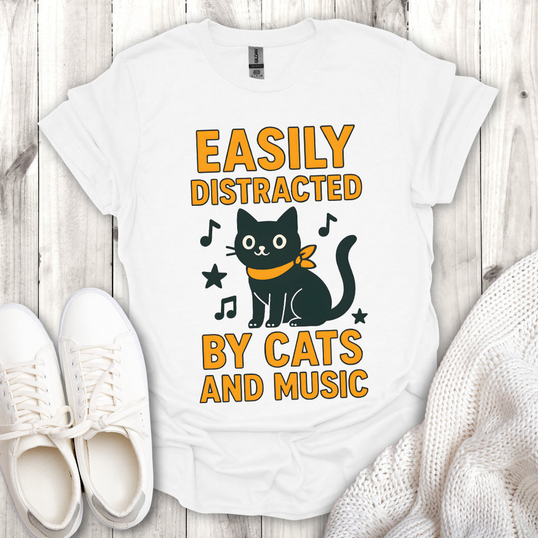 Cats And Music Lovers T-Shirt