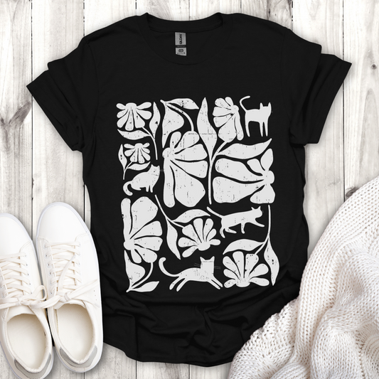 Abstract Cats T-Shirt