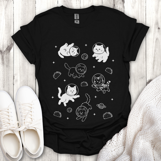 Astronaut & Tacos Cats Shirt