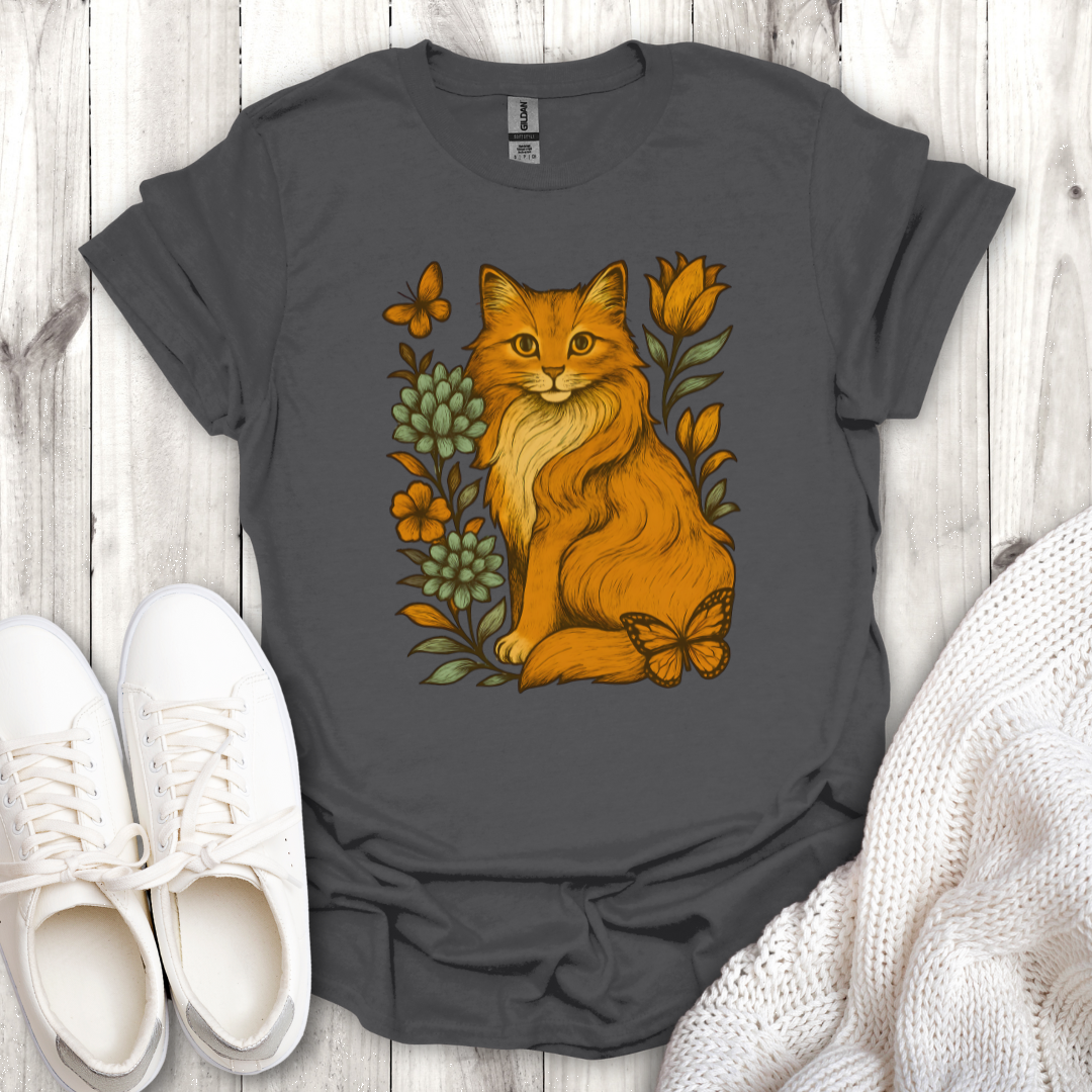 Floral Cat Lover Tee