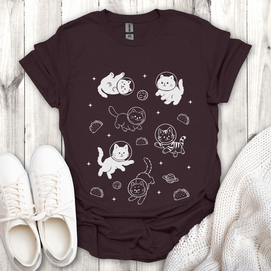 Astronaut & Tacos Cats Shirt