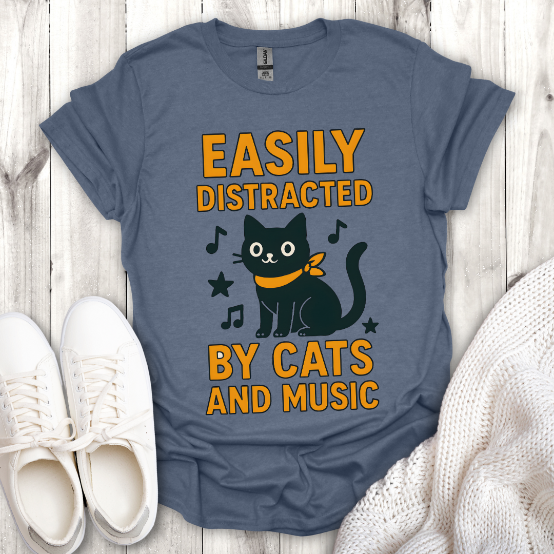 Cats And Music Lovers T-Shirt