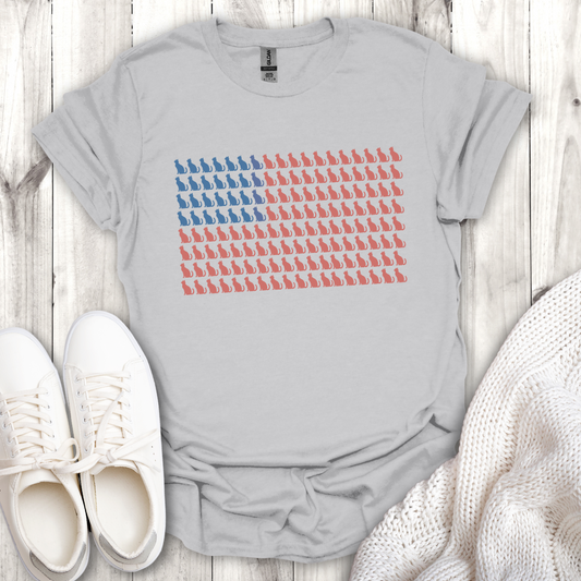 4th July Cat T-Shirt