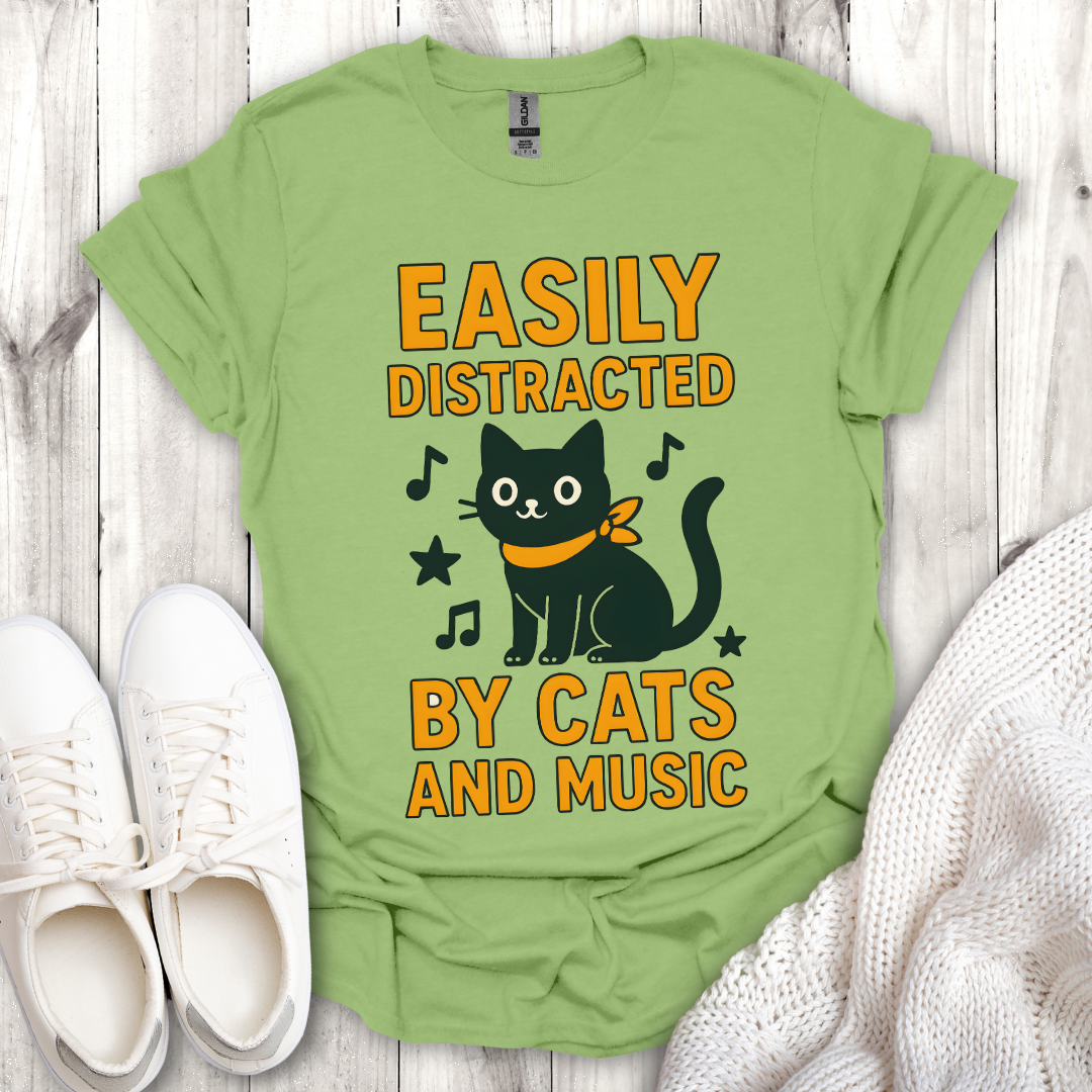 Cats And Music Lovers T-Shirt