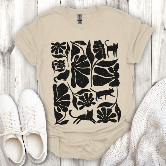 Abstract Cats T-Shirt
