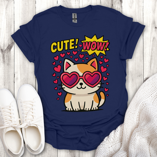 Cute Pop Art Cat Shirt