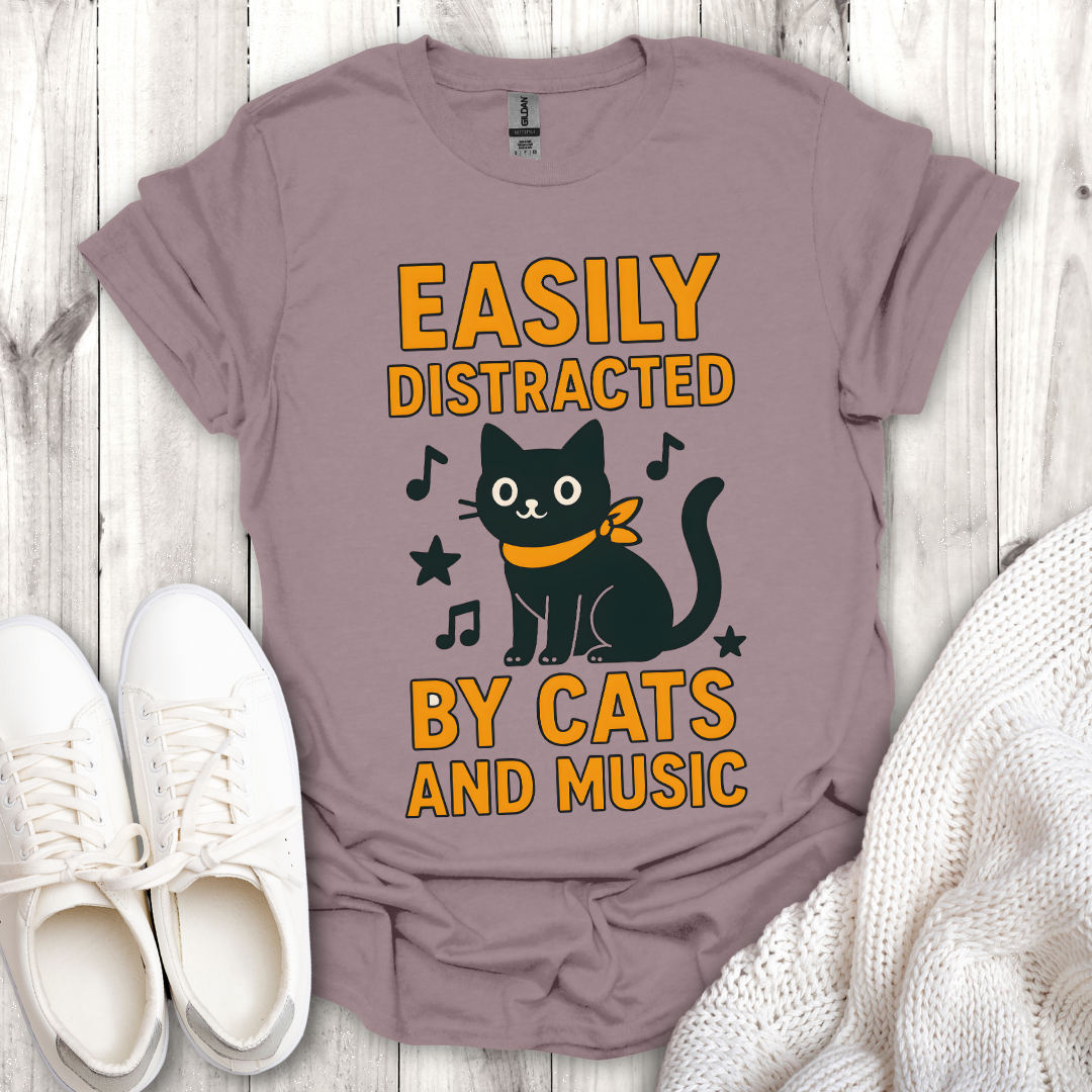 Cats And Music Lovers T-Shirt