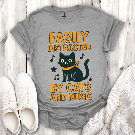 Cats And Music Lovers T-Shirt