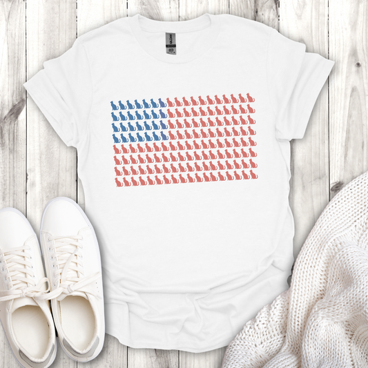4th July Cat T-Shirt
