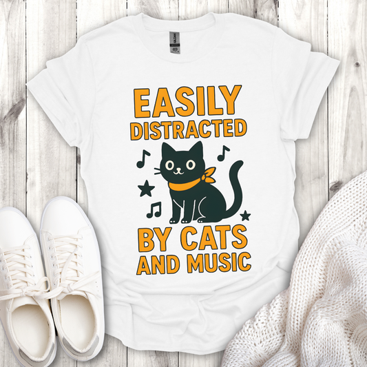 Cats And Music Lovers T-Shirt