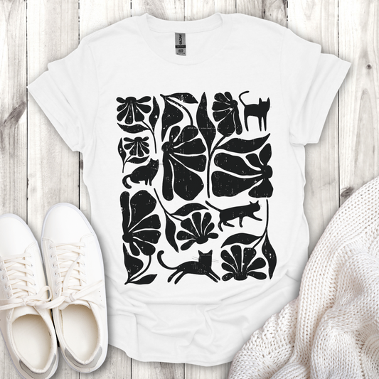 Abstract Cats T-Shirt